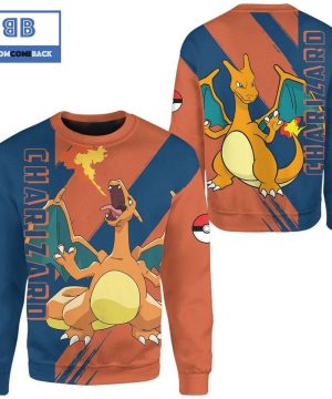 charizard pokemon anime christmas 3d sweatshirt 3 4t9ea