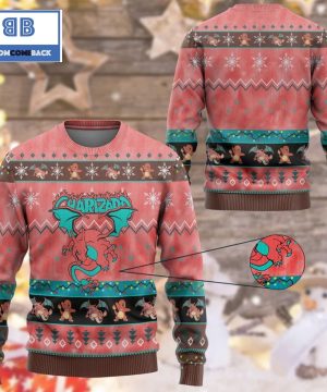 Charizard Pokemon Anime Custom Imitation Knitted Christmas 3d Sweater