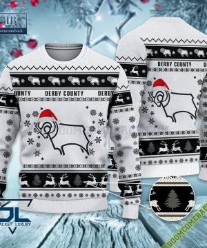 Derby County FC Trending Ugly Christmas Sweater