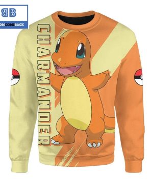 charmander pokemon anime christmas 3d sweatshirt 4 N1V5R