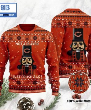 Chicago Bears Not A Player I Just Crush Alot Ugly Christmas Sweater