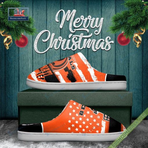 Cincinnati Bengals Christmas Indoor Slippers