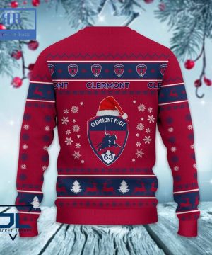 clermont foot auvergne 63 santa hat ugly christmas sweater 5 Xt5bi