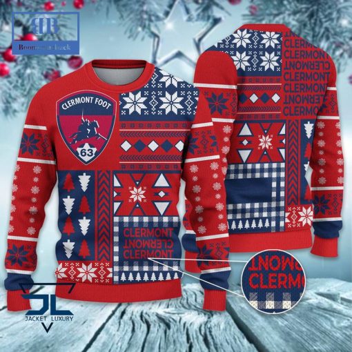 Clermont Foot Auvergne 63 Ugly Christmas Sweater