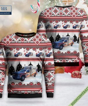 Columbus, North Carolina, Polk County Emergency Medical Services Christmas Sweater Jumper