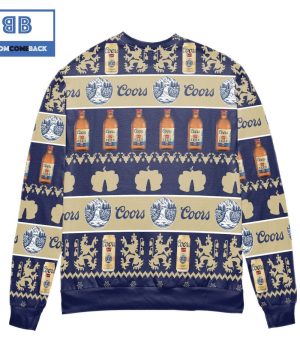 Coors Banquet Beer Bottle Pattern Christmas 3D Sweater