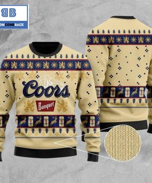 Coors Banquet Beer Christmas 3D Sweater