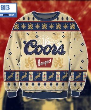 Coors Banquet Beer Christmas Ugly Sweater