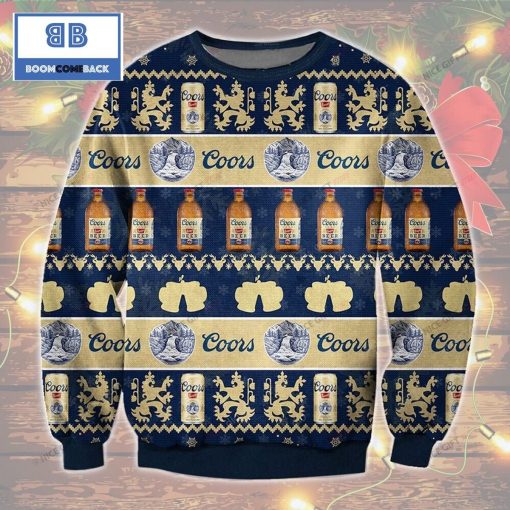 Coors Banquet Beer Ugly Christmas Sweater