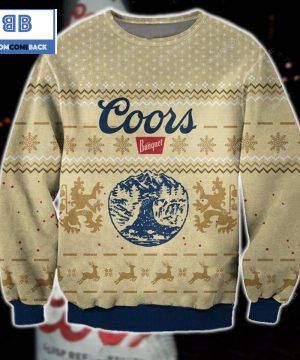 Coors Banquet Snowflake Ugly Christmas Sweater