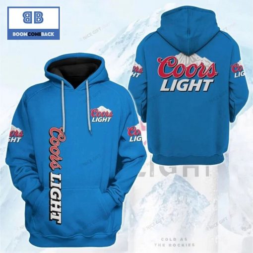 Coors Light Blue 3D Hoodie