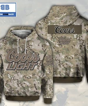 coors light camouflage 3d hoodie 2 3WwMP