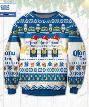 Corona Extra Beer Christmas Pattern Custom Ugly Sweater