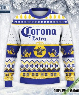 corona extra beer lover white christmas sweater 3 qYm3H