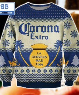 Corona Extra la Cerveza Mas Fina 3D Christmas Ugly Sweater