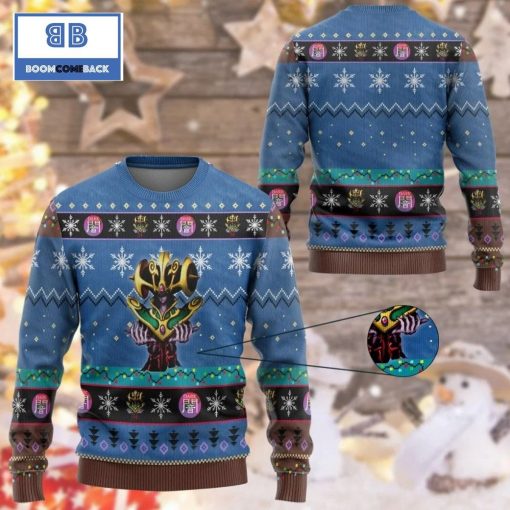 Cosmo Queen Yu Gi Oh Anime Custom Imitation Knitted Ugly Christmas Sweater