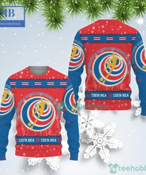 Costa Rica National Football Team World Cup 2022 Qatar Ugly Christmas Sweater