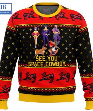 Cowboy Bebop See You Space Cowboy Ugly Christmas Sweater