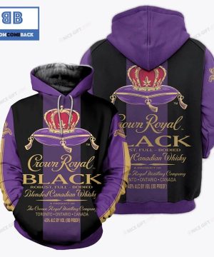 Crown Royal Black 3D Hoodie