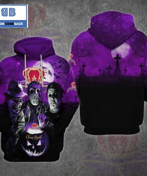 Crown Royal Horror Halloween 3D Hoodie