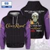 Crown Royal White Skull 3D Hoodie