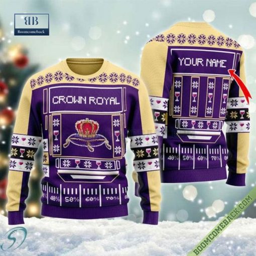 Crown Royal Lucky Slots Ugly Christmas Sweater