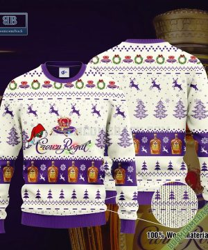 Crown Royal Santa Hat Christmas Ugly Christmas Sweater Hoodie Zip Hoodie Bomber Jacket