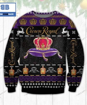 crown royal whiskey christmas black ugly sweater 2 dyrTh