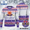 Crown Royal Whisky Christmas White And Purple 3D Sweater