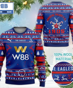 Crystal Palace FC 3D Ugly Christmas Sweater