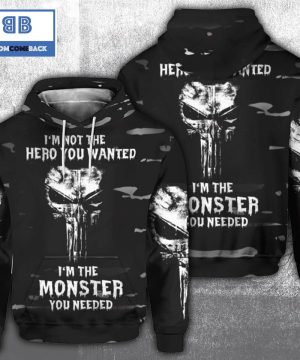 Cthulhu I’m Not The Hero You Wanted I’m The Monster You Needed 3D Hoodie