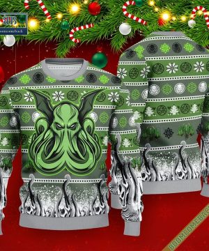 Cthulhu Ugly Christmas Sweater