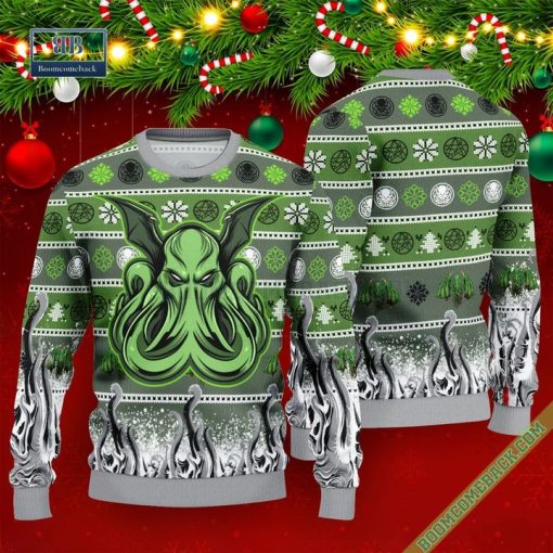 Cthulhu Ugly Christmas Sweater