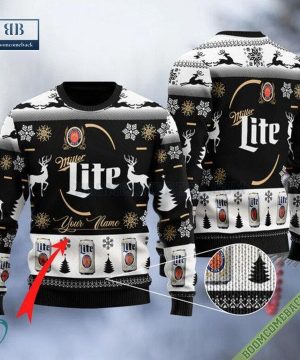 Customized Miller Lite Christmas Ugly Sweater