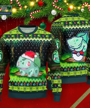 Cute Bulbasaur Pokemon Ugly Christmas Sweater