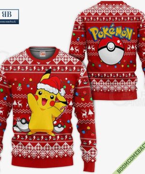 Cute Pikachu Pokemon Anime Ugly Christmas Sweater