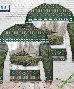 CV9030FIN Finnish Army Vehicles Ugly Christmas Sweater