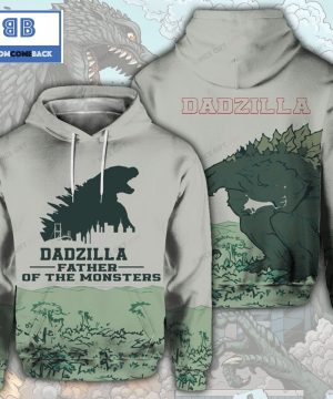 Dadzilla Father Of The Monsters 3D Hoodie