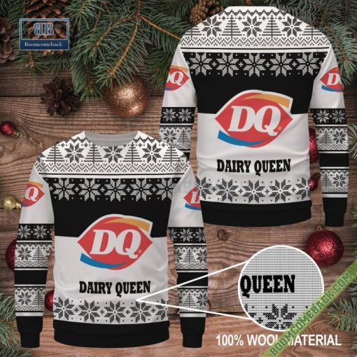 Dairy Queen Fast Food Ugly Christmas Sweater