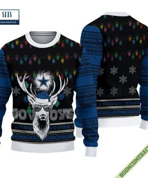 Dallas Cowboys Led Light Christmas Ugly Sweater