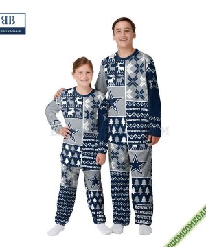 dallas cowboys ugly christmas pajamas set 7 he9ka