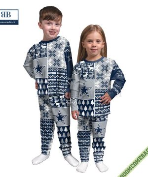 dallas cowboys ugly christmas pajamas set 9 LU13D