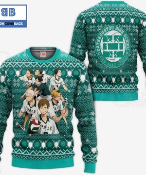 Dateko Date Tech High Haikyuu Anime Ugly Christmas Sweater