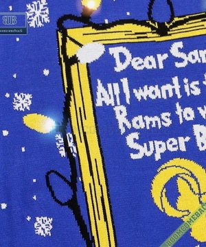 dear santa los angeles rams win the super bowl ugly christmas sweater 7 fjVf5