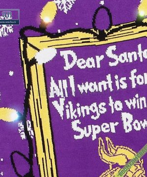 dear santa minnesota vikings win the super bowl ugly christmas sweater 7 8S4d1