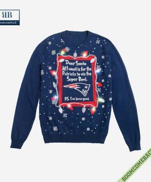 dear santa new england patriots win the super bowl ugly christmas sweater 5 LYgAT