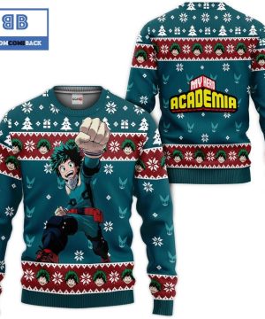 Deku My Hero Academia Anime Ugly Christmas Sweater