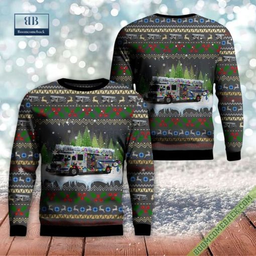 Delaware, Rehoboth Beach Volunteer Fire Company Christmas Sweater Jumper