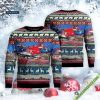 Firefighter Fire Truck 3D Ugly Christmas Sweater