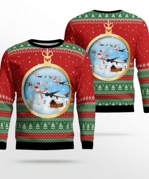 Delta Air Lines Airbus A330-941n Ugly Christmas Sweater